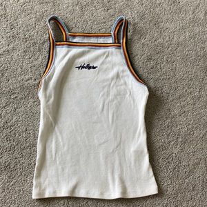 hollister white tank